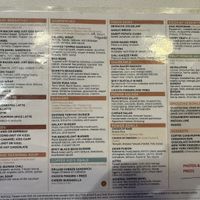 Menu en ingles  at Copper Branch - Mont-Royal in Montreal