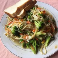 One of the veg dishes  at Año Nuevo in Granada