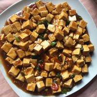 The spicy tofu  at Año Nuevo in Granada