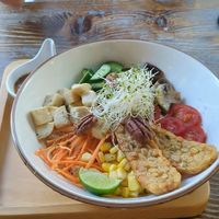 Buddha bowl at LN Fortunate Coffee in Hong Kong Island