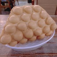 Vegan Bubble Waffle at LN Fortunate Coffee in Hong Kong Island