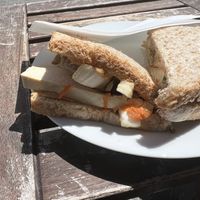 The sandwhich  at Queen of Muffins - Pohlstrasse in Berlin