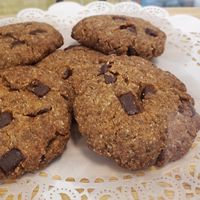Almond choco cookie at Under the Mango Tree in Miami Beach