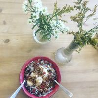 Açaí bowl  at Under the Mango Tree in Miami Beach