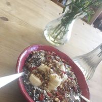 Açaí bowl  at Under the Mango Tree in Miami Beach