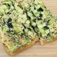 Avocado Toast  at Under the Mango Tree in Miami Beach