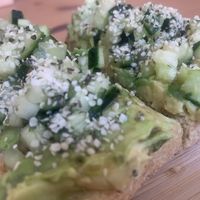 Avocado Toast  at Under the Mango Tree in Miami Beach