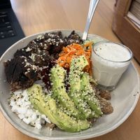 Buddha bowl  at Under the Mango Tree in Miami Beach