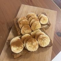 Almond butter toast  at Under the Mango Tree in Miami Beach