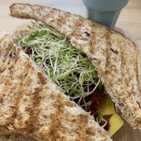 Patty Sammy Sandwich  at Under the Mango Tree in Miami Beach