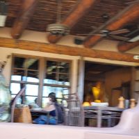 Outdoor patio at Tonto Bar and Grill in Cave Creek