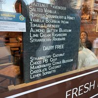 Dairy free flavors!  at Bonta Natural Artisan Gelato in Bend