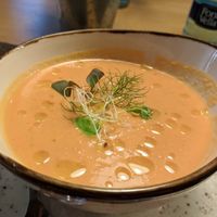 Gazpacho - first course at Beagle in Sabadell