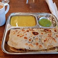 The meal  at Thenga Cafe in London