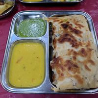 Stuffed paratha 😋😋😋 (Dec 2021) at Thenga Cafe in London