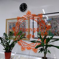 Wall art (Dec 2021) at Thenga Cafe in London