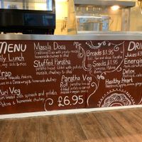 Menu  at Thenga Cafe in London