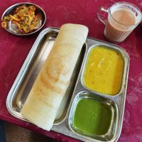 Masala Dosa, Pakora & Chai at Thenga Cafe in London