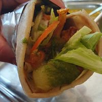 Roti wrap at Thenga Cafe in London