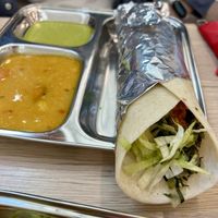 Dosa wrap meal   at Thenga Cafe in London