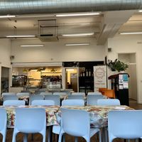 Seating inside   at Thenga Cafe in London