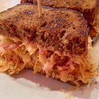 Tofu Reuben (no cheese) at Marie Catrib's in Grand Rapids
