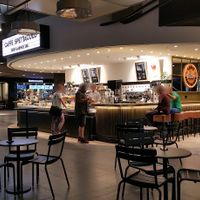 Exterior (inside underpass) at Caffe Spettacolo in Bern