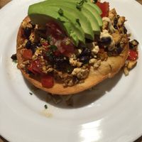 Vegan Rancheros: they use chipotle and vegan sour cream to give it that punch! very very god! at Blu Jam Cafe - Daikanyama in Tokyo