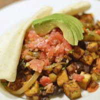 Spicy Tofu Tex Mex at Blu Jam Cafe - Daikanyama in Tokyo