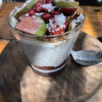 chia pudding at Zest in Palolem