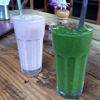 Vegan delicious smothies at Zest in Palolem