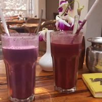 Vegan smothies at Zest in Palolem