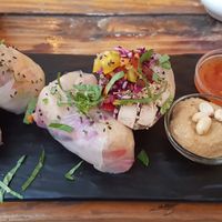 Summer Rolls :-) at Zest in Palolem