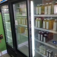 cooler at Squeeze Juicery in Williamsville