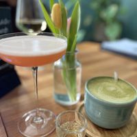 Matcha Latte und Pornstar Martini  at Zwei und Zwanzig in Geisenheim
