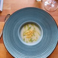 Spargelcremesuppe at Zwei und Zwanzig in Geisenheim