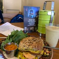 Carrot ginger dressing is spectacular! at Firefly Cafe and Outpost in Boyertown