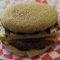 Mock Sausage McLovin at Umeke Market in Honolulu