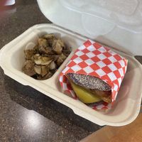 Breakfast sandwich  at Umeke Market in Honolulu