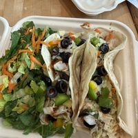 Vegan super tacos   at Umeke Market in Honolulu