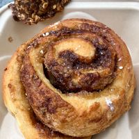 Massive cinnamon bun and chocolate oat cake! ❤️ at Umeke Market in Honolulu