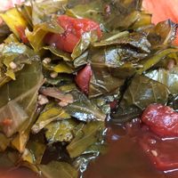 Collard greens at Umeke Market in Honolulu