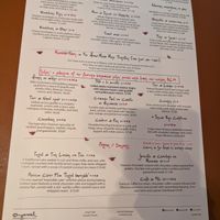 Menu p 2 at Oyamel in Washington