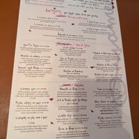 Menu p 1 at Oyamel in Washington