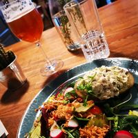 Curd potato at Aparaat in Tartu