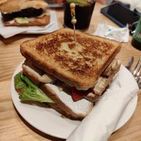 Sandwich vegetal at K2 in Bilbao