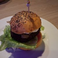 Pintxo mini burger at K2 in Bilbao