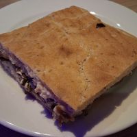 Pintxo mushroom focaccia at K2 in Bilbao