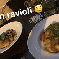vegan ravioli at San Andrea  in Gran Canaria