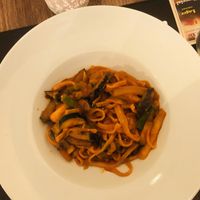 Vegan pasta at San Andrea  in Gran Canaria